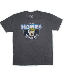 HOWIES HOCKEY MEN'S VINTAGE T SHIRT - GREY