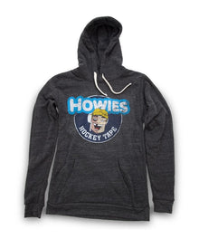 HOWIES MEN'S HOCKEY VINTAGE HOODIE - CHARCOAL