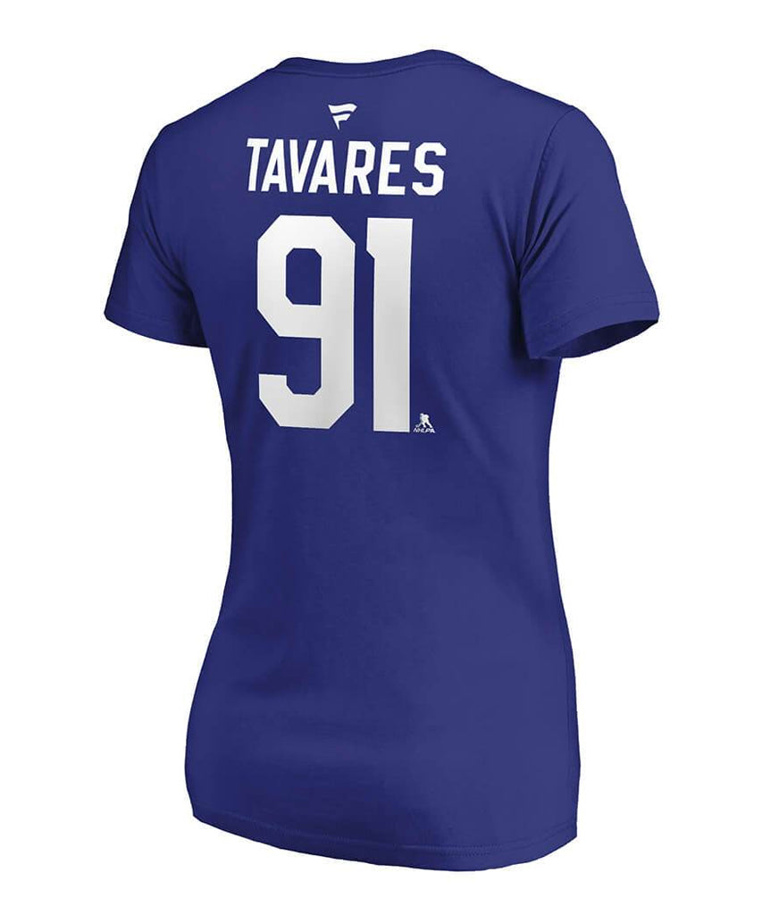 JOHN TAVARES TORONTO MAPLE LEAFS FANATICS WOMEN'S NAME & NUMBER T SHIRT