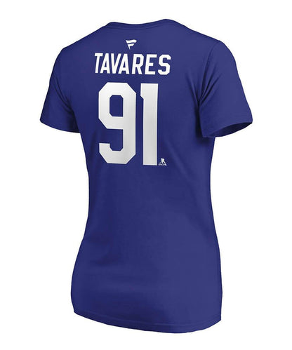 JOHN TAVARES TORONTO MAPLE LEAFS FANATICS WOMEN'S NAME & NUMBER T SHIRT