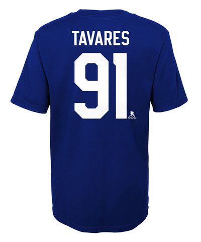 JOHN TAVARES TORONTO MAPLE LEAFS YOUTH NAME AND NUMBER T SHIRT