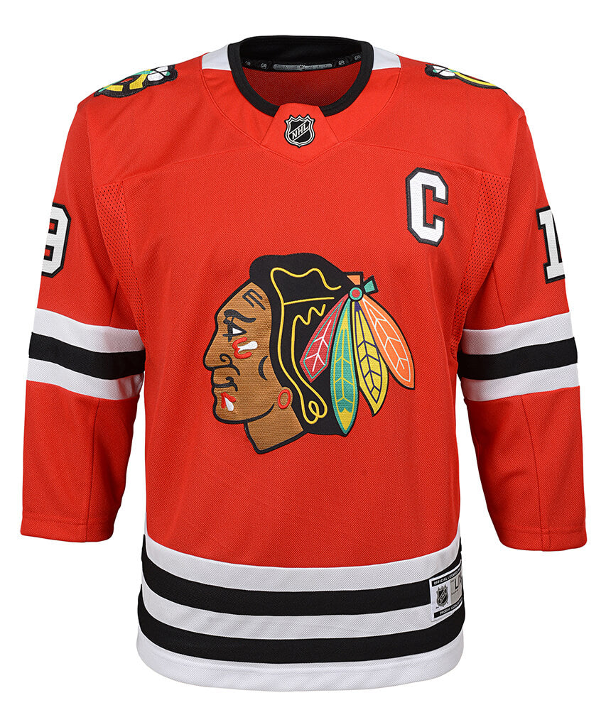 TOEWS Chicago Blackhawks Reebok Premier Home Red YOUTH Jersey