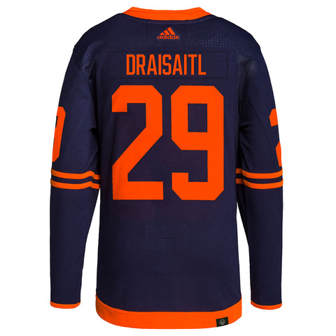 Leon Draisaitl Signed Edmonton Oilers Reverse Retro 2.0 Adidas Jersey