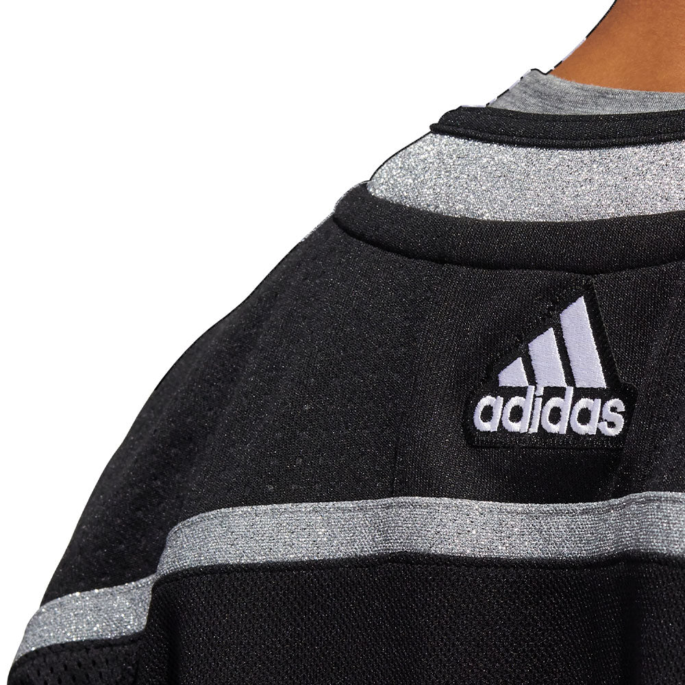 LOS ANGELES KINGS ADIDAS ADIZERO PRIMEGREEN AUTHENTIC BLACK HOME JERSEY