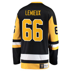 Fanatics Men's NHL Pittsburgh Penguins Mario Lemieux Breakaway Heritage Jersey Large / Black