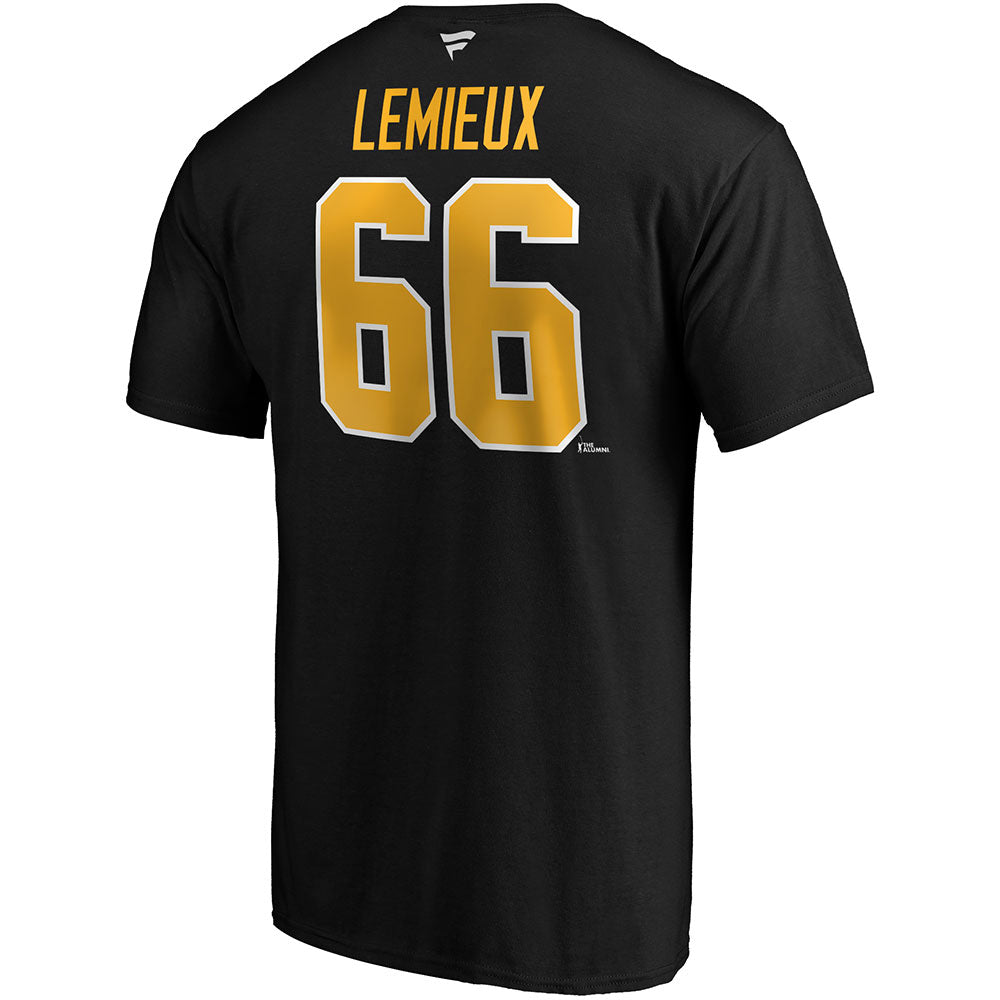 MARIO LEMIEUX PITTSBURGH PENGUINS FANATICS MEN'S HERITAGE T SHIRT