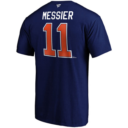 MARK MESSIER EDMONTON OILERS FANATICS MEN'S HERITAGE T SHIRT