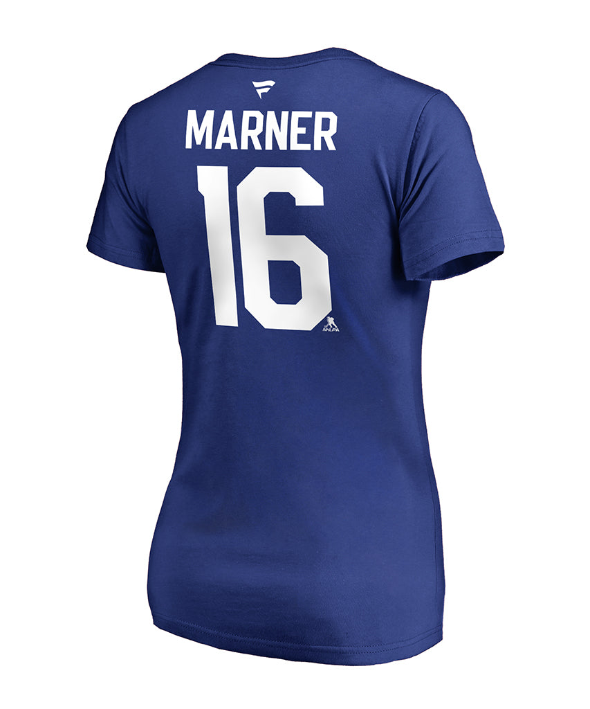 MITCH MARNER TORONTO MAPLE LEAFS FANATICS WOMEN'S NAME AND NUMBER T SHIRT