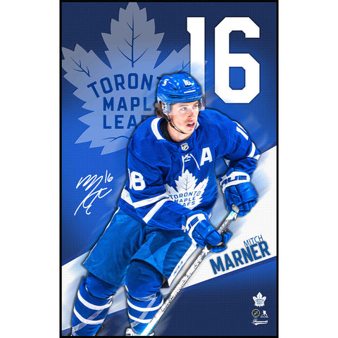 MITCH MARNER TORONTO MAPLE LEAFS POSTER PLAQUE - 22X34
