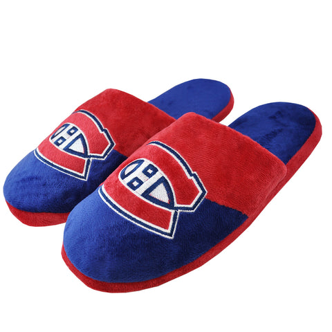 MONTREAL CANADIENS BIG LOGO SLIPPERS