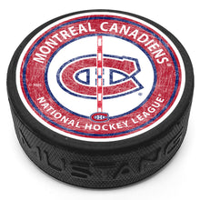 MONTREAL CANADIENS CENTRE ICE PUCK