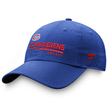 MONTREAL CANADIENS FANATICS MEN'S AUTHENTIC PRO LOCKER ROOM UNSTRUCTURED ADJUSTABLE HAT