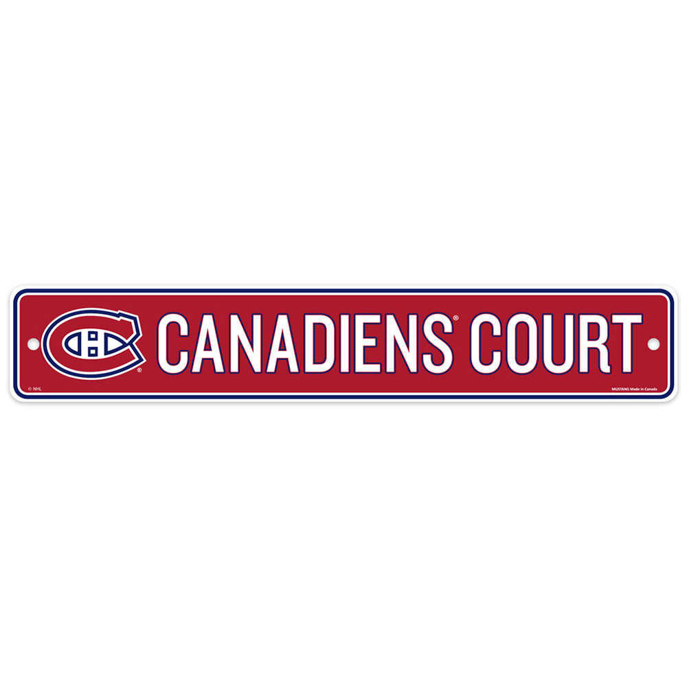 MONTREAL CANADIENS STREET SIGN 4X23