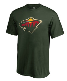 MINNESOTA WILD FANATICS MEN'S PRIMARY LOGO T SHIRT
