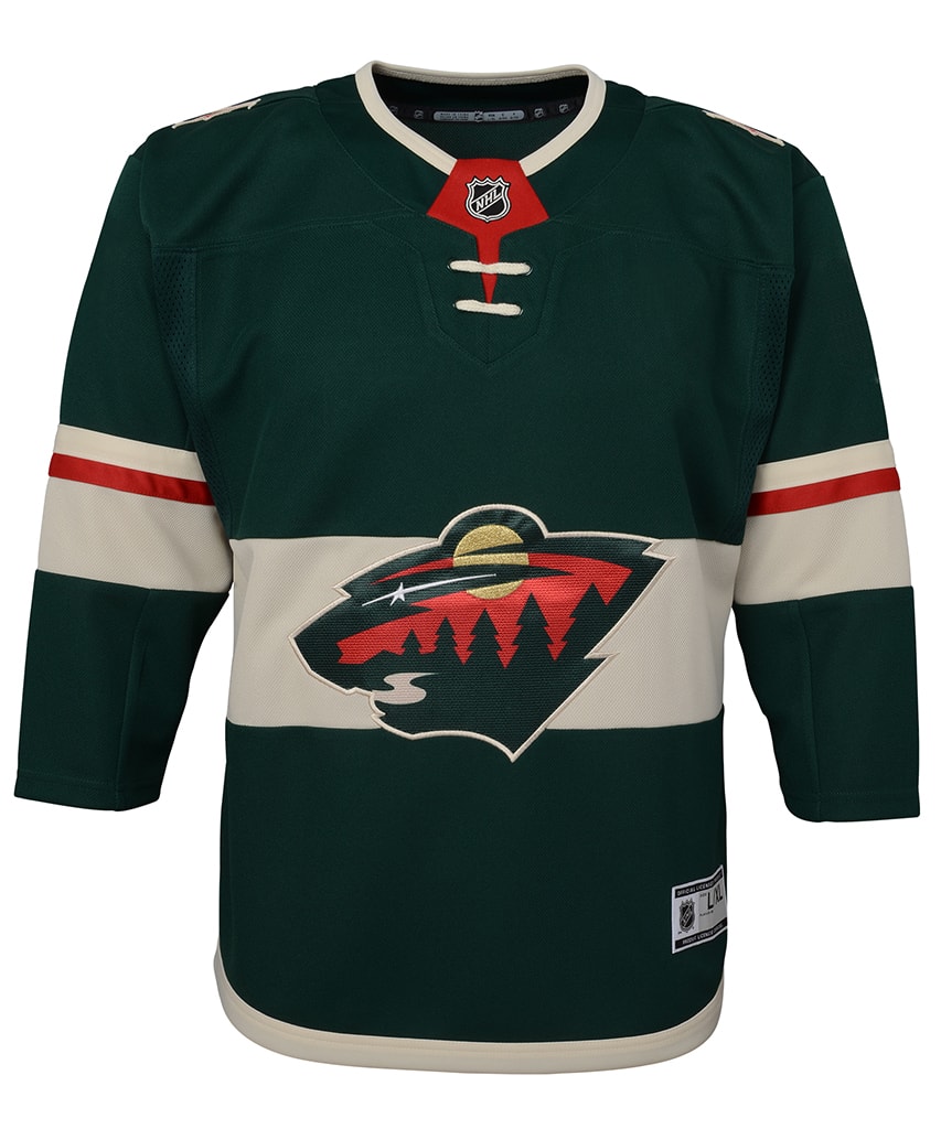 Outerstuff Minnesota Wild Youth Home Jersey