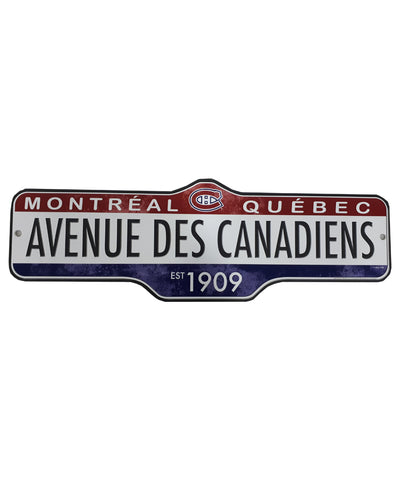 THE SPORTS VAULT MONTREAL CANADIENS STANDARD STREET SIGN