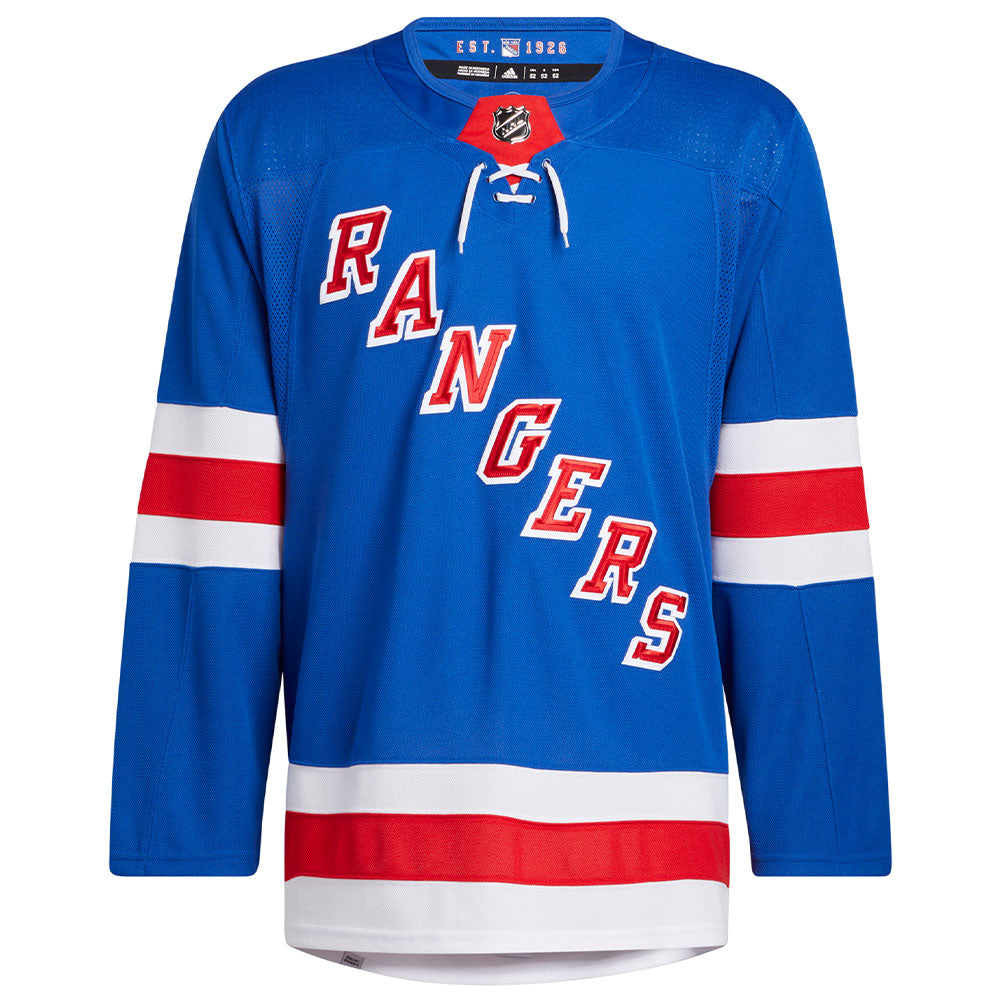 Customizable New York Rangers Adidas Primegreen Authentic NHL Hockey Jersey - Away / XXXL/60