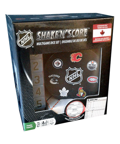 NHL CANADIAN TEAMS SHAKE N SCORE BOARD GAME