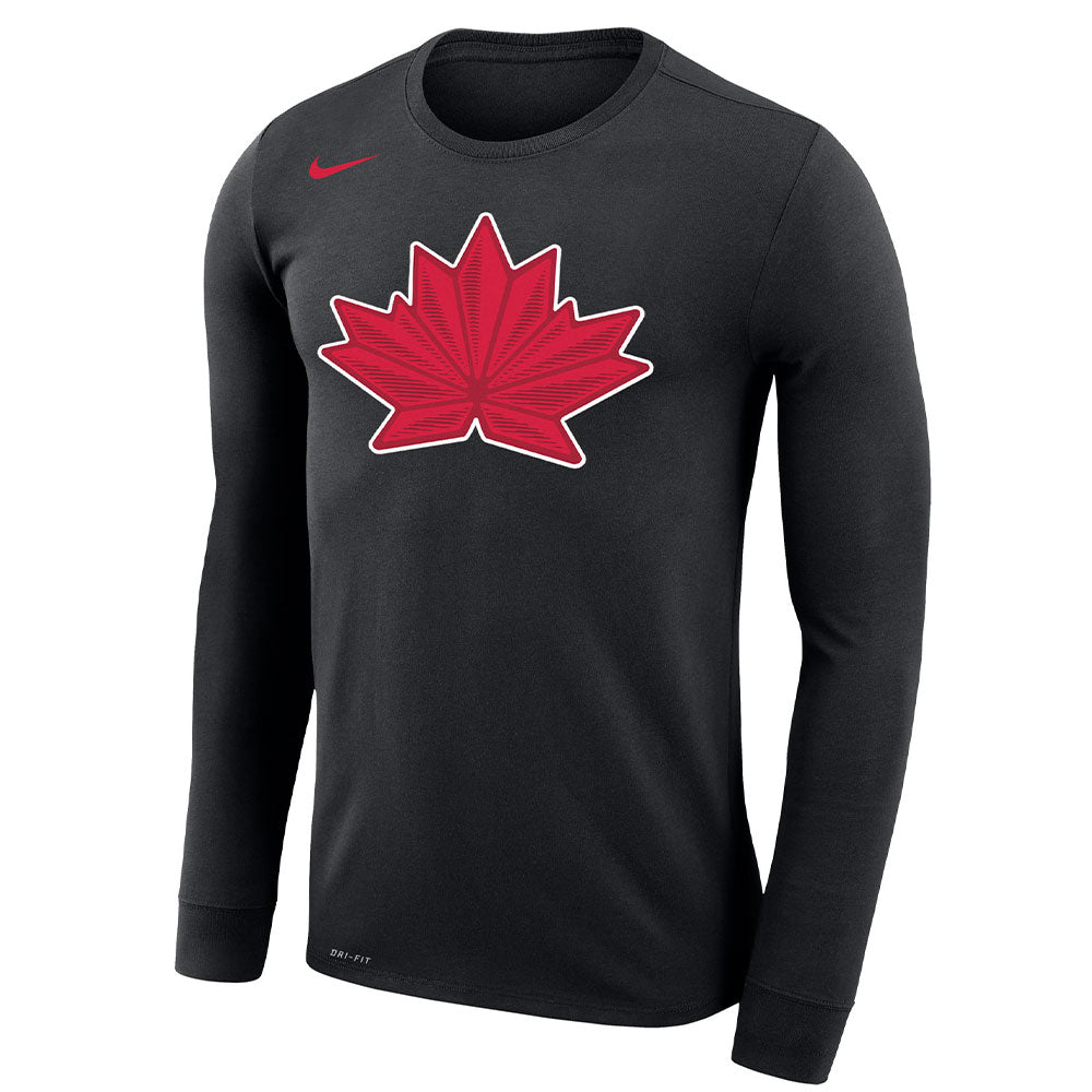 Nike Team Canada 2022 Dri-Fit Legend Practice Longsleeve Black