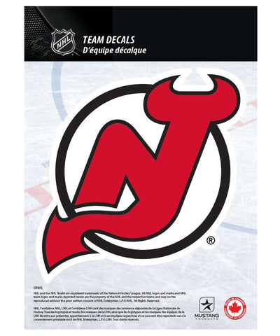 NEW JERSEY DEVILS 5" X 7" NHL TEAM DECAL