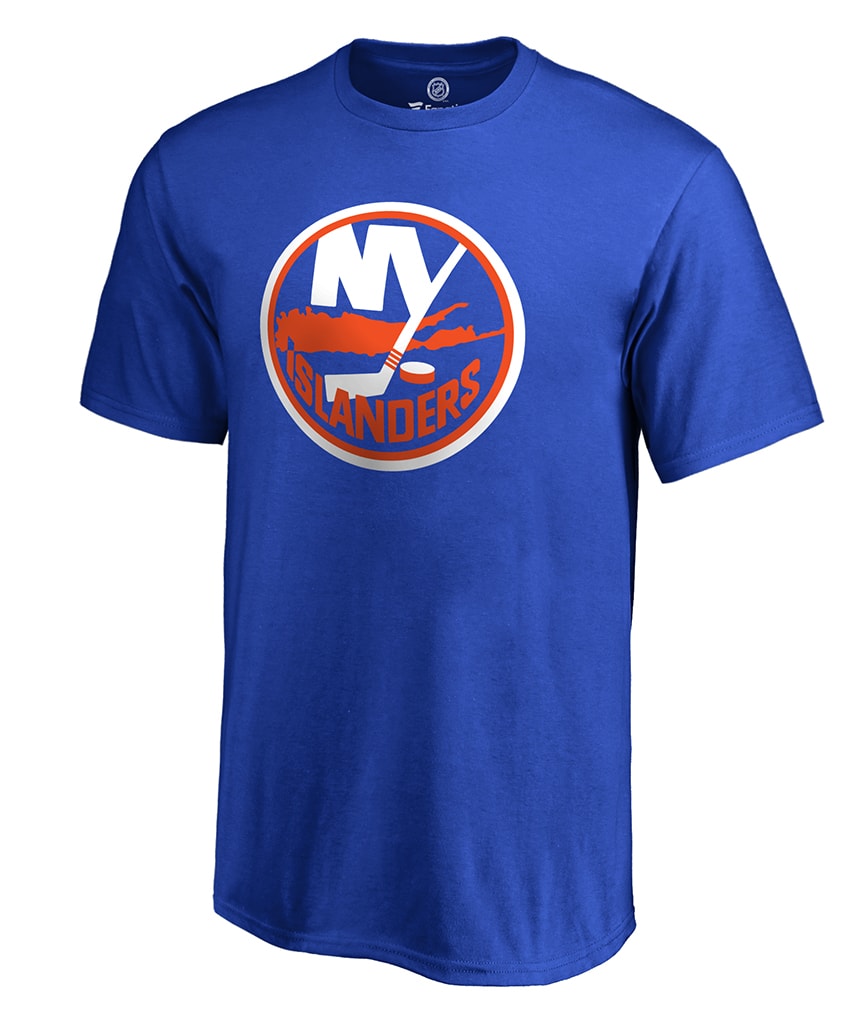 NEW YORK ISLANDERS FANATICS MEN'S PRIMARY LOGO T SHIRT
