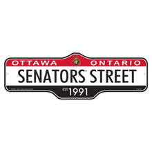 OTTAWA SENATORS DELUXE STREET SIGN 8X23