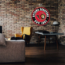 OTTAWA SENATORS DISTRESSED WALL SIGN