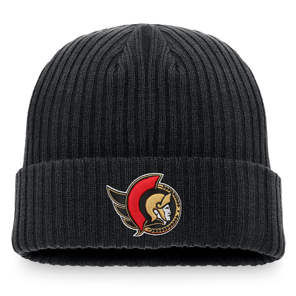 OTTAWA SENATORS FANATICS MEN'S CORE KNIT TOQUE