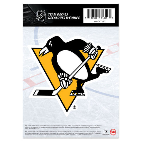PITTSBURGH PENGUINS 5" X 7" PRIMARY LOGO DECAL