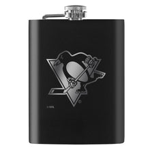 PITTSBURGH PENGUINS 8OZ FLASK - LASER ETCH