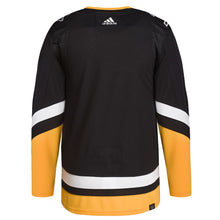 PITTSBURGH PENGUINS ADIDAS ADIZERO PRIMEGREEN AUTHENTIC BLACK THIRD JERSEY