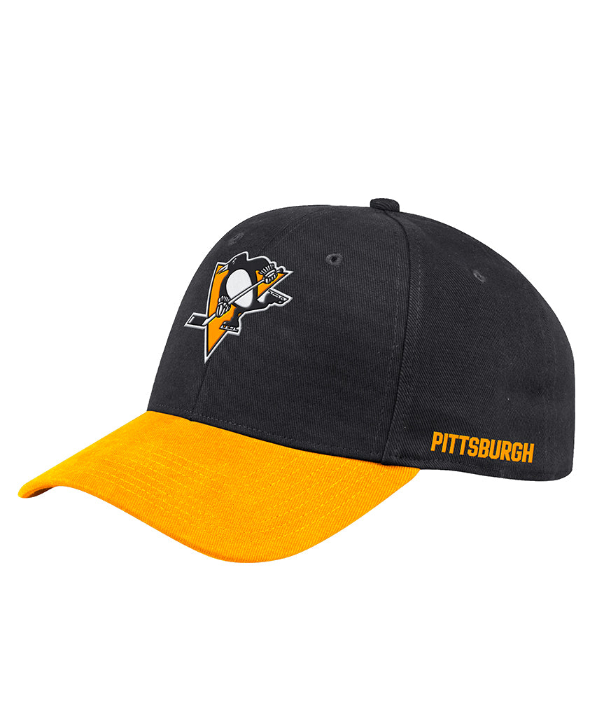 PITTSBURGH PENGUINS ADIDAS MEN'S STRUCTURED FLEX LEFT CITY HAT