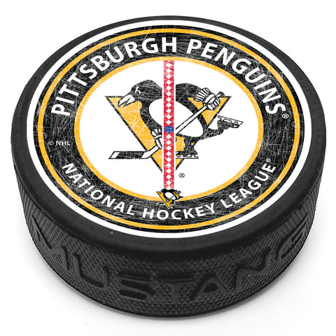 PITTSBURGH PENGUINS CENTRE ICE PUCK