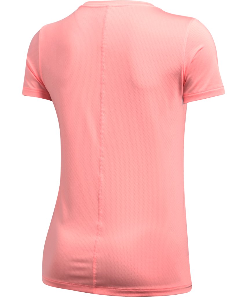 UNDER ARMOUR SR HG ARMOUR SS T-SHIRT PINK