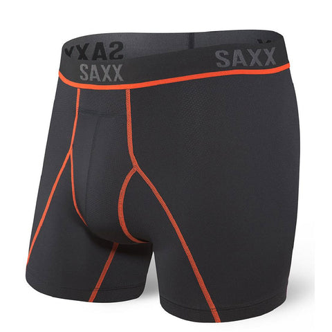 SAXX MEN'S KINETIC HD BOXER - BLACK/ORANGE – Pro Hockey Life