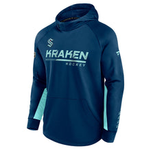 SEATTLE KRAKEN FANATICS MEN'S AUTHENTIC PRO LOCKER ROOM PULLOVER HOODIE