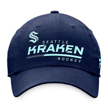 SEATTLE KRAKEN FANATICS MEN'S AUTHENTIC PRO LOCKER ROOM UNSTRUCTURED ADJUSTABLE HAT