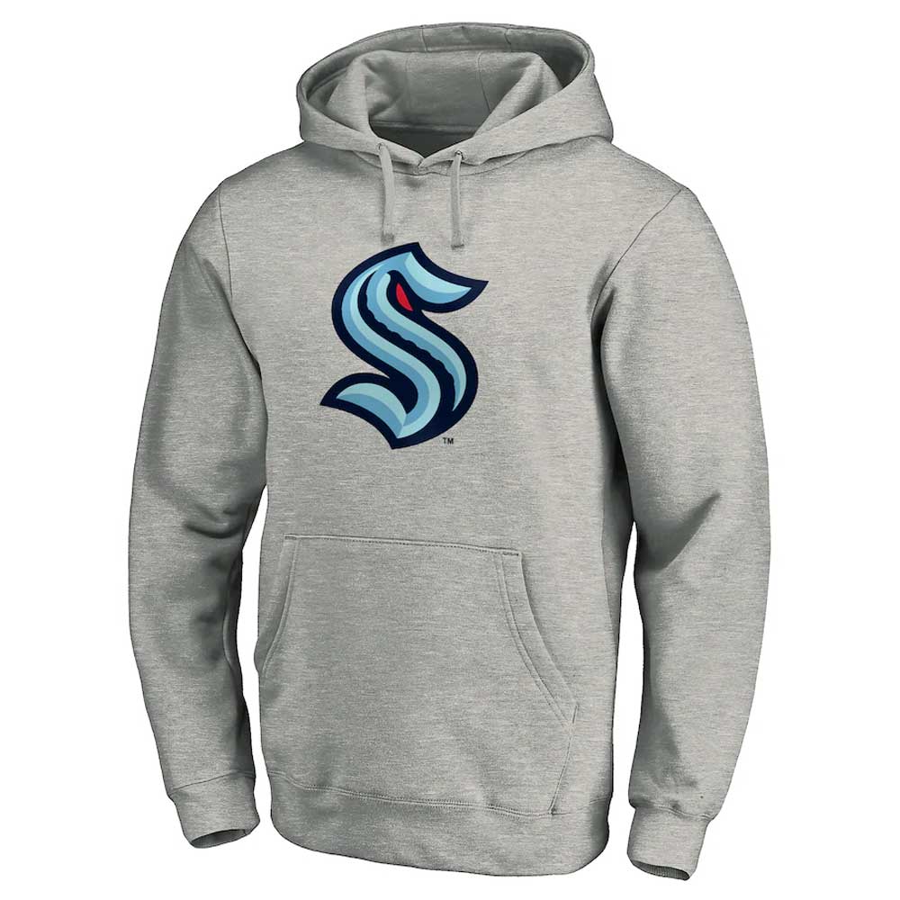 SEATTLE KRAKEN FANATICS MEN'S PRIMARY LOGO HOODIE