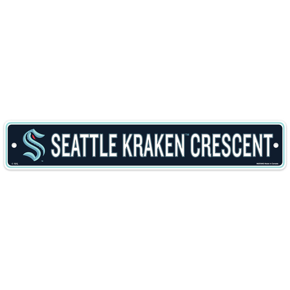 SEATTLE KRAKEN STREET SIGN 4X23