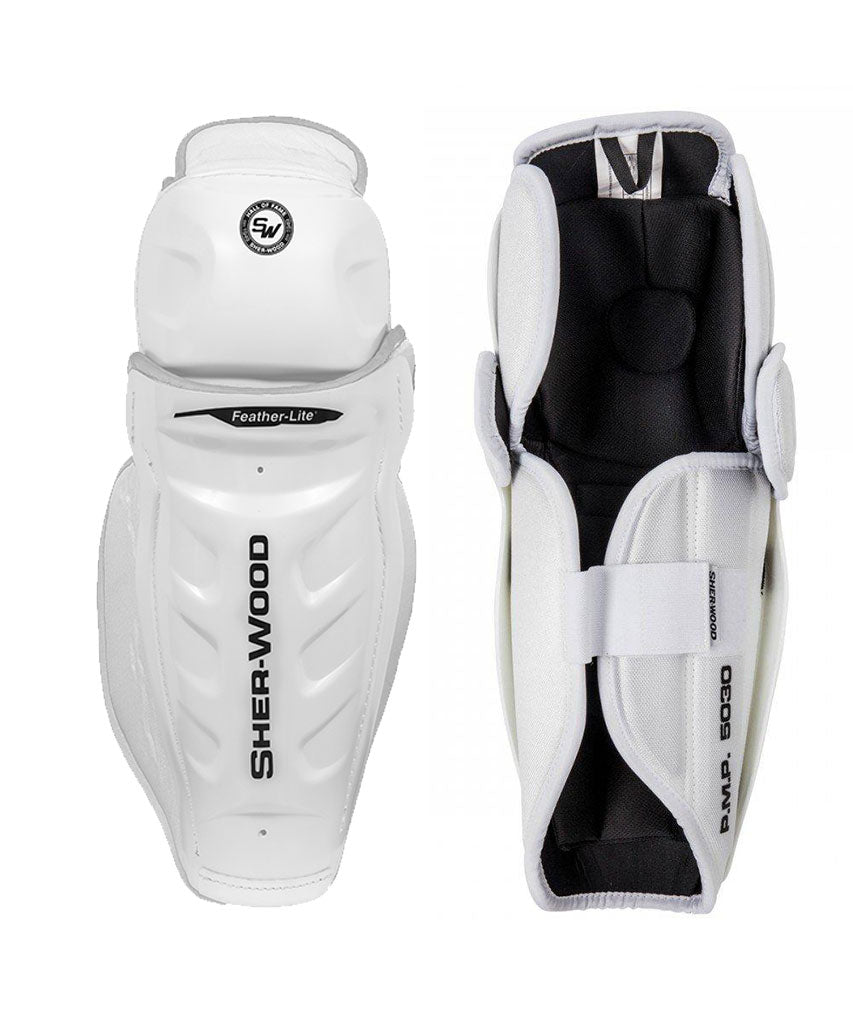 SHER-WOOD 5030 SR HOCKEY SHIN GUARDS