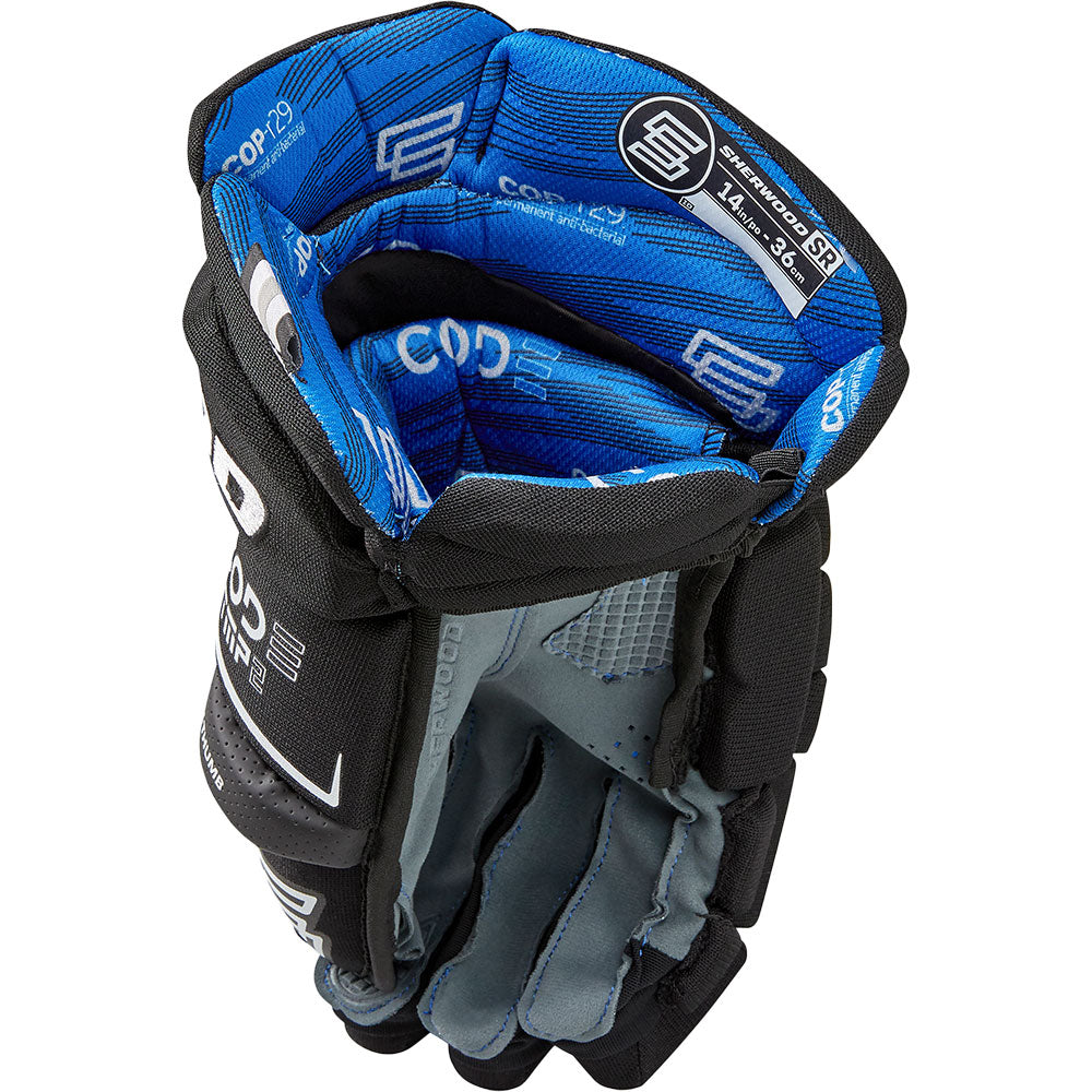 SHERWOOD CODE TMP 2 SENIOR HOCKEY GLOVES