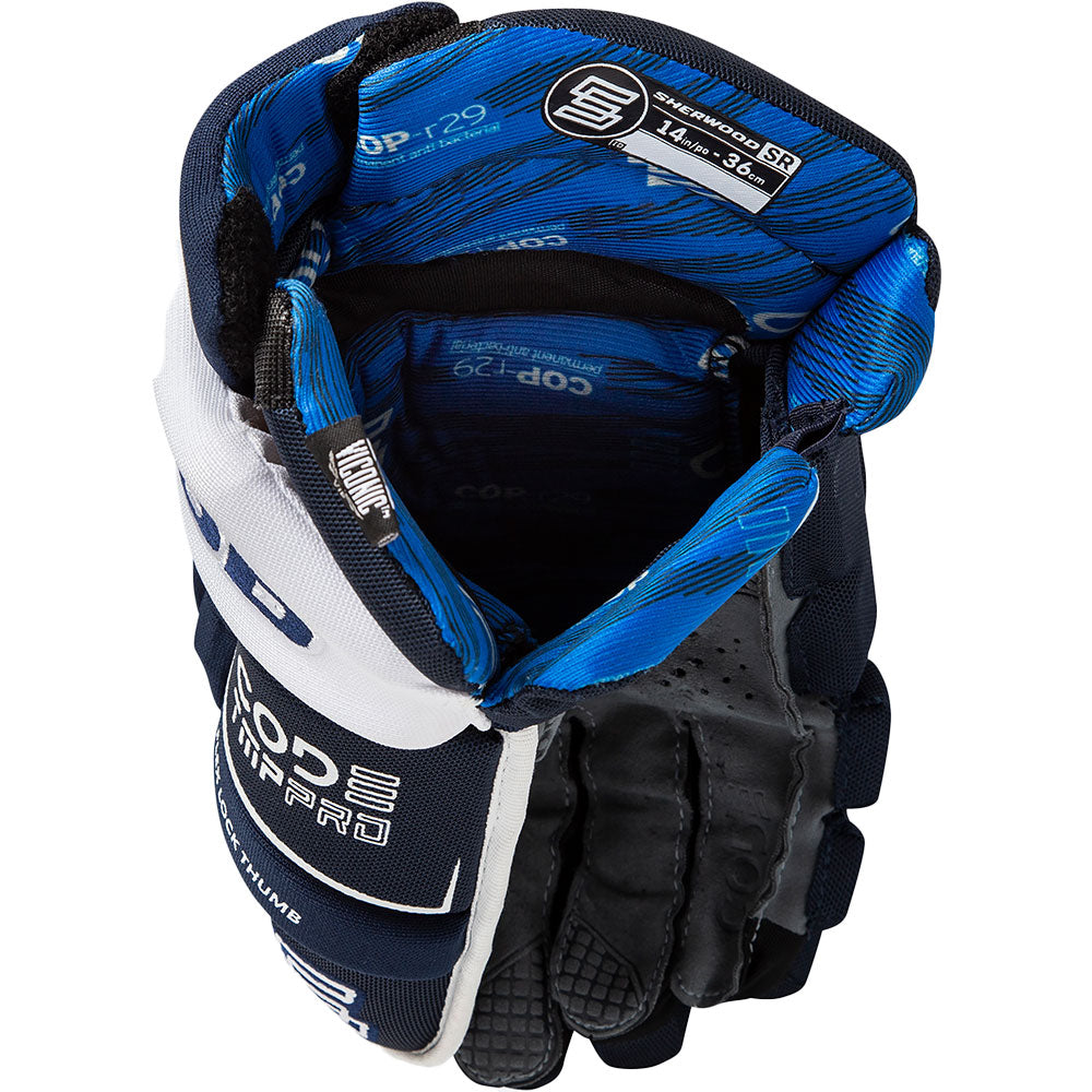 SHERWOOD CODE TMP PRO JUNIOR HOCKEY GLOVES