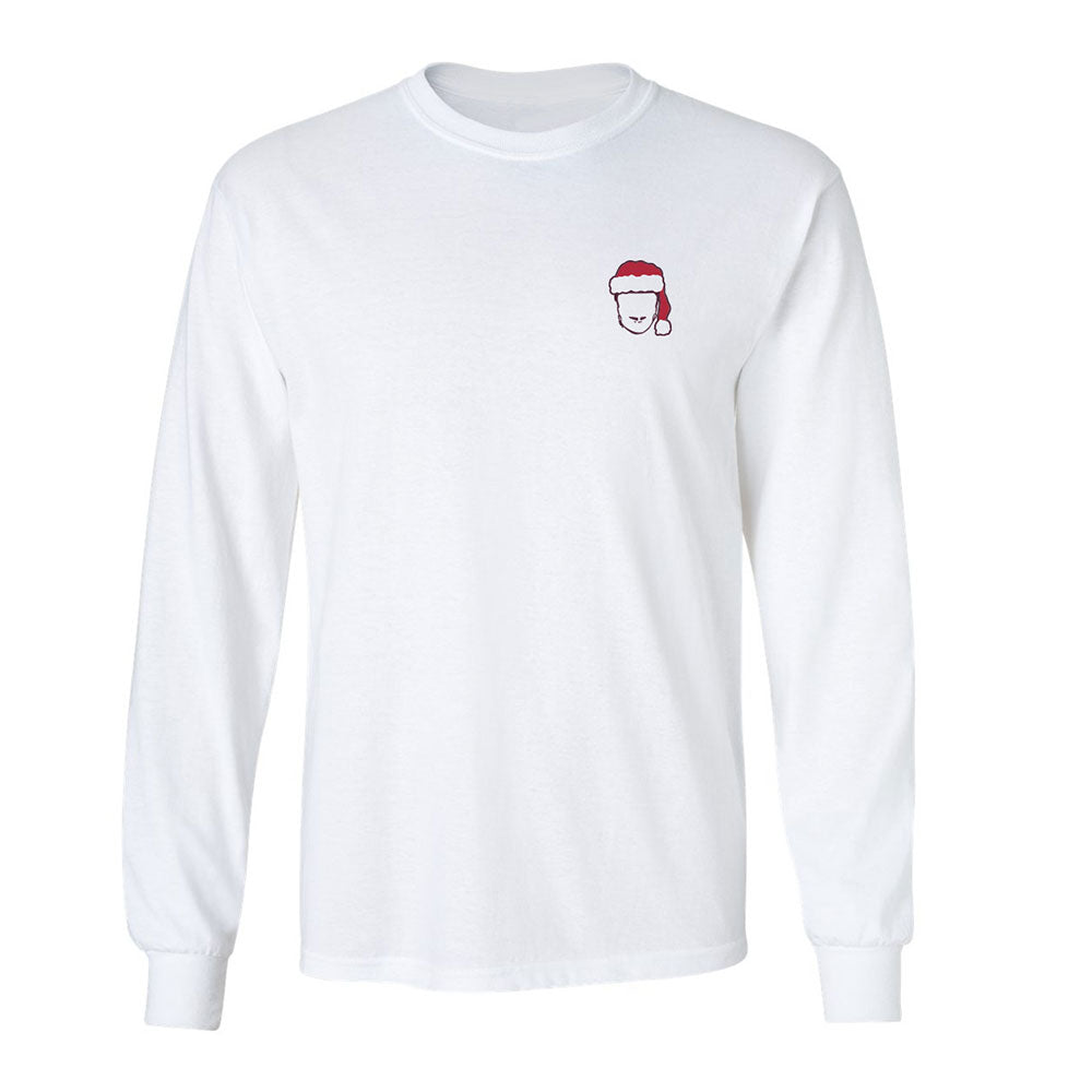 SPITTIN CHICLETS ALL I WANT FOR CHRISTMAS LONG SLEEVE SHIRT - WHITE
