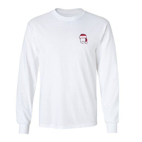 SPITTIN CHICLETS ALL I WANT FOR CHRISTMAS LONG SLEEVE SHIRT - WHITE