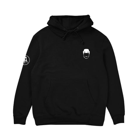 SPITTIN CHICLETS REPEAT HOODIE - BLACK