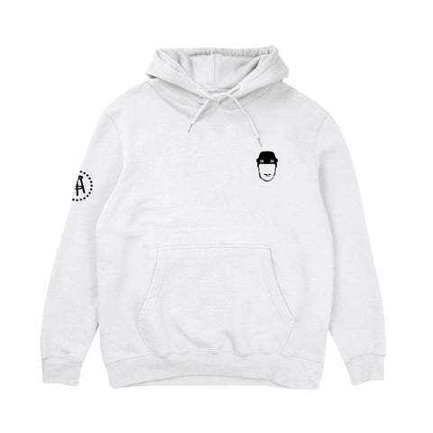 SPITTIN CHICLETS REPEAT HOODIE - WHITE