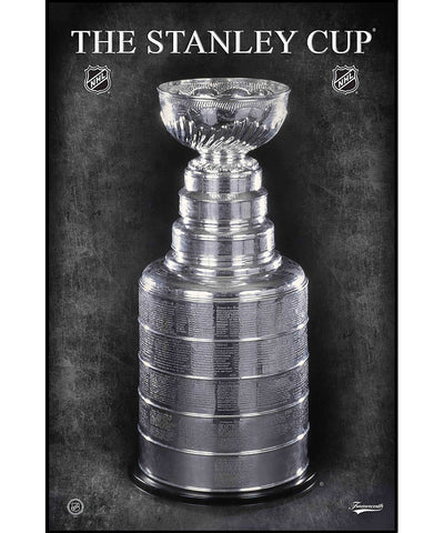 STANLEY CUP AUTHENTIC POSTER PLAQUE - 22X34