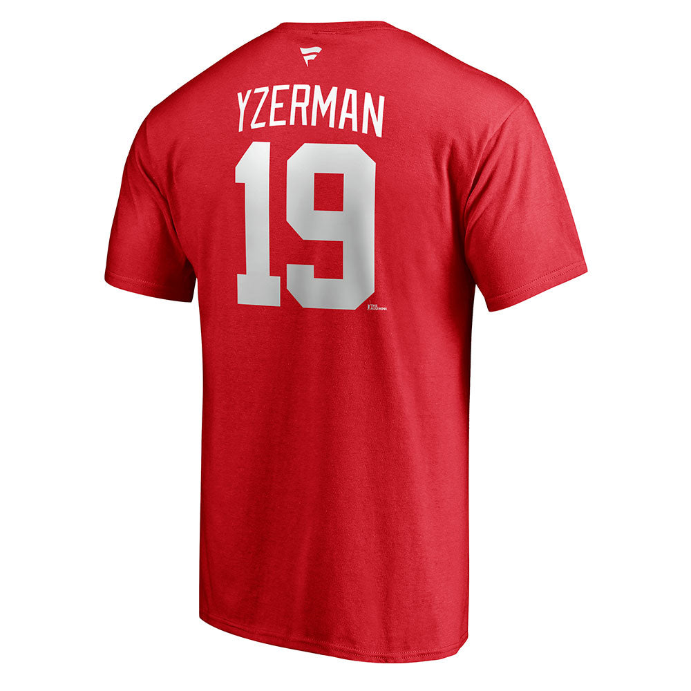 Steve Yzerman Detroit Red Wings Fanatics Adult Heritage T Shirt