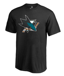 SAN JOSE SHARKS FANATICS MEN'S PRIMARY LOGO T SHIRT