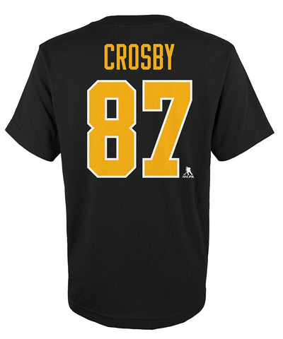 Infant Sidney Crosby Black Pittsburgh Penguins Replica Player Jersey